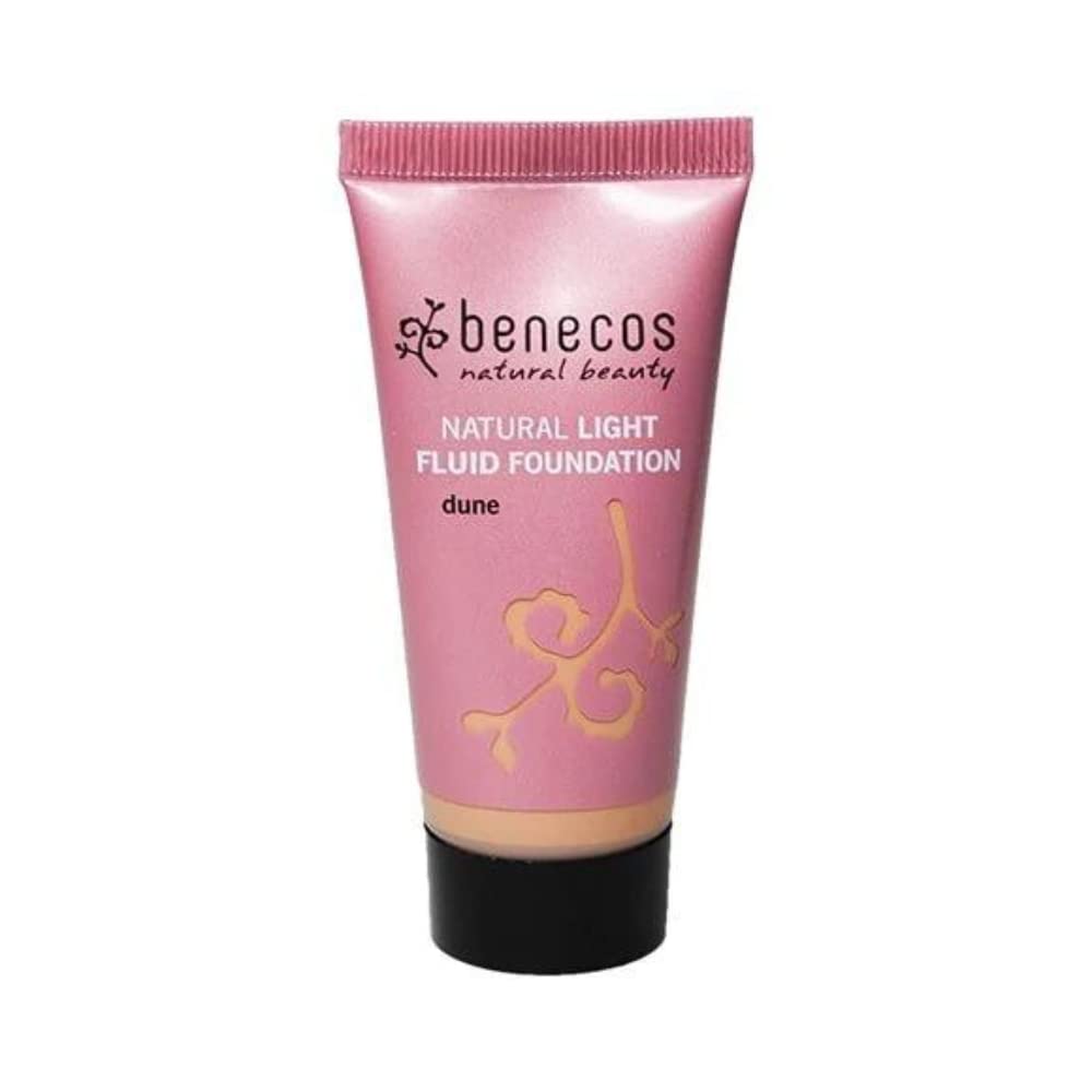 Benecos Natural Cosmetics - Light Fluid Foundation - Liquid - Matting - Vegan - Dune - 30 ml