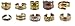 Hinky Imports Unique Tibetan Brass Copper Healing Engraved Ring