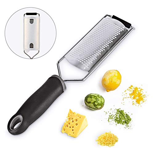 Multi-Function Grips Grater, Bosiwee Sharp Stainless Coarse & Cheese Grater Shreds & Grates Vegetables, Cheeses, Fruits, Other Foods Razor - Thumbnail 5