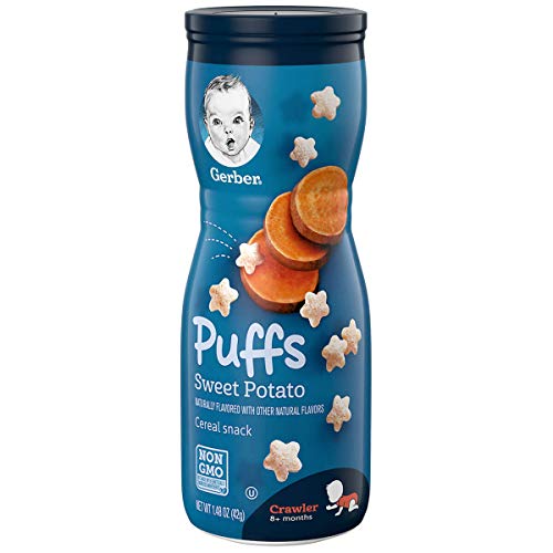 Gerber Baby Snacks Puffs, Sweet Potato, 1.48 Ounce