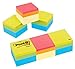 Post-it Notes Cube, 1 7/8 in. x 1 7/8 in., 3 Sticky Notes Pad, 400 Sheets, Assorted Bright Colors