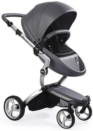 Mima Xari Stroller Authorized Seller (Silver Chassis, Cool Grey Seat, Black Starter Pack)