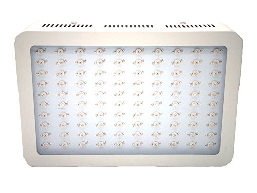 Anjeet 300W LED Panel Grow Light Hydroponic System Full Spectrum For Indoor Plant Veg and Flower Replace HPS Lamp
