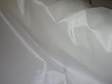 10 yards WHITE PARACHUTE RIPSTOP NYLON FABRIC PARA LIGHT WEIGHT TOUGH RW120 ;GD58GEW1YT3539
