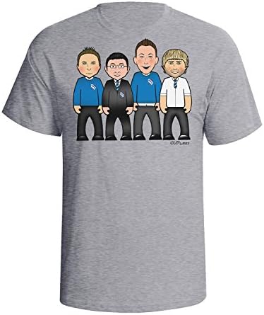 vipwees The Awkward 4 Mens Caricature T-Shirt
