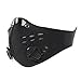 TheWin Windproof Warmth Face Mask for Mountain Bike,Black