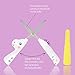 Student scissors paper-cut scissors folding safety scissors travel portable scissors animal cartoon scissors for office and kid (Unicorn)