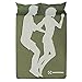 Winterial Double Self Inflating Sleeping Pad with Pillows, Camping, Backpacking, Travel, 2 Person