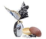 Easter Egg Laka and Diamante Negro - Half White Chocolate and Half Crunchy Milk Chocolate Filled w/ Bonbons - Ovo De Páscoa Mix Metade Laka, Metade Diamante Negro - #21 500gr