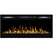 Regal Flame Lexington 35" Pebble Built in Wall Ventless Heater Recessed Wall Mounted Electric Fireplace Better than Wood Fireplaces, Gas Logs, Inserts, Log Sets, Gas Fireplaces, Space Heaters