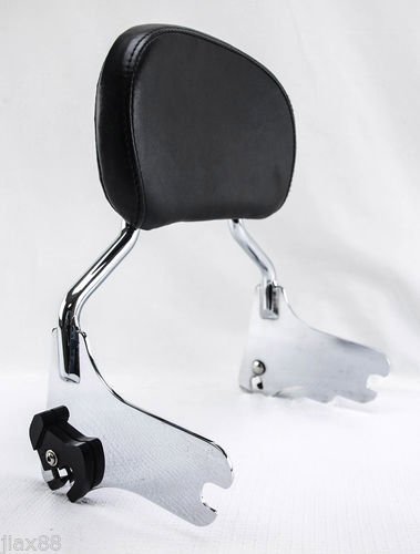 Harley HD Touring Street Glide FLHX Detachable Upright Passenger Sissy Bar Backrest Set(1997-2008)