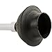 PlumbCraft 14-18-in. Stow-Away Plunger with Adjustable Handle 7503500, Heavy Duty Toilet Plunger for Households, Ergonomic Plunger to Unclog Toilet, Toilet Bowl Plunger with Ergonomic Handle