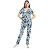 CAESAR Women Pajama Set With Pants And Button Design,multicolor,XXL