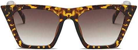 Outtop Women Ladies Fashion Cat Eye Shades Sunglasses Integrated UV Glasses (Brown)