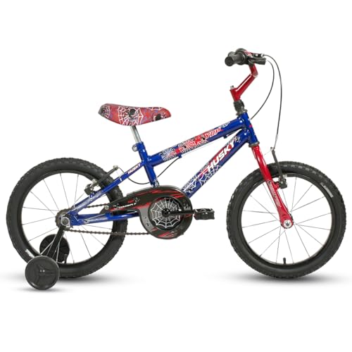 Bicicleta Infantil Masculina Aro 16 Aranha Menino Alumínio Husky com Rodinhas