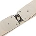 VIISHOW Retro Wide Metal Interlock Buckle Womens Elastic Waist Belt Cinch