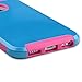 iPhone 6s Case, iPhone 6 Case, ULAK Hybrid Slim Case With Hard PC and Inner Rubber Cover for Apple iPhone 6S 4.7 Inch & iPhone 6 4.7 Inch Device (Blue/Rose Red)