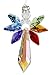 Woodstock Chimes Woodstock Rainbow Makers Collection, Crystal Guardian Angel, Large (2'') Chakra, Large Guardian Angels Crystal Suncatchers for Outdoor, Patio, Home or Garden Décor (CGCHL)