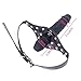 FST Double-Cock Dildo Penis Mouth Gag Mouth Plug Penis Gag with Multi-Function Oral Fixation Mouth Stuffed Bondage Leather Strap On BDSM Adult Sex Toy