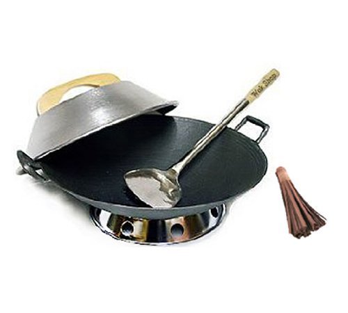 16 inch Traditional Cast Iron Wokset