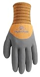 Men's HydraHyde Cold Weather Work Gloves, Water-Resistant Latex Coating, Medium (Wells Lamont 555M)