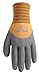 Men's HydraHyde Cold Weather Work Gloves, Water-Resistant Latex Coating, Large (Wells Lamont 555L), Grey/Orange