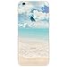 iPhone 8 Plus Case/iPhone 7 Plus Case(5.5inch),Blingy's Scenic Style Half Transparent Clear Soft TPU Protective Case for iPhone 8 Plus/iPhone 7 Plus (Tropical Beach)