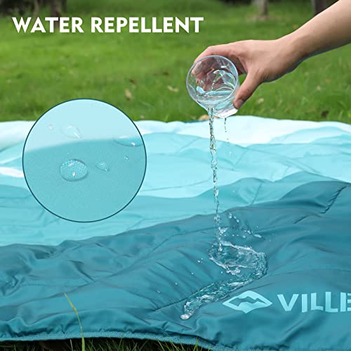 VILLEY Picnic Blanket, 3-Layer Camping Blanket 52\