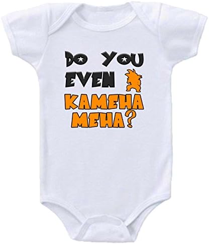 Do You Even Kamehameha Dragon Ball Z Parody Baby Onesie Sizes (Newborn- 12 Months) (12 Month)