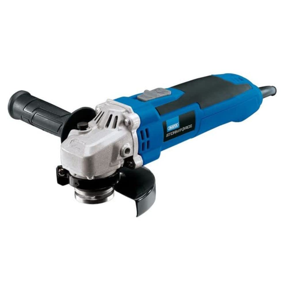 Draper Draper Storm Force 650W Angle Grinder | 115mm Grinding Diameter | 11000r/min Motor | 22.2mm Bore | M14 Spindle Thread | 2m Cable | 56457
