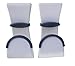 LFDAVP TidyHouse Space Saver Over The Door Metal Hook Hanger Rack Set - Organise Bedroom, Bathroom, Closets - Hang Shirts (Standard) - 2 Hooks