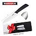 Ceramic Blade Chef Knife – Ultra Sharp 6” Inch White Professional Kitchen Knife – Set of Knife and a Cover – Made of Premium Zirconium Oxide – Comes in a Gift Box – Bonus Free Finger Guard – R-B.S.D