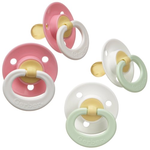 Gerber First Essentials Soft Center Latex Pacifier, Pack