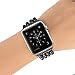 Solomo Bracelet Compatible for Apple Watch Band 38MM 40MM, Decorated Handmade Luxury Jewelry Faux Pearl Bracelet Elastic Stretch iWatch Strap with Women Wristband for Iwatch Series 4/3 /2/1 (Black)