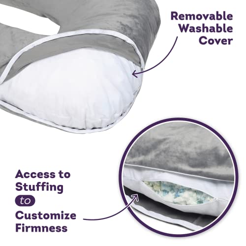 Milliard 65 Inch U Shaped Total Body Support Pillow Memory Foam with