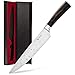 Kitchen Knife By Calgio Ultra Sharp Chef Knife High Carbon Stainless Steel - Ergonomic Wood Handle For Chopping Cooking Slicing - Pro 8 Inch Chef Kitchen Knife