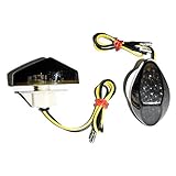 Krator TL-GJ-009-S Turn (Motorcycle 1997-2012 Honda LED Flushmount Smoke Flush Mount Indicators Signals Fits 600RR 600 F41 1000RR)