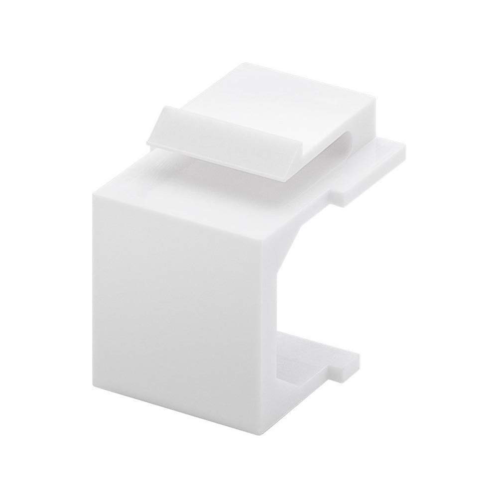 Goobay 79816 Keystone Cover, White, 16.8mm Width, Pack of 4