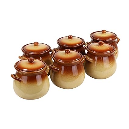 Keramiktopf 6er Set - Stoliza, 0,65 Liter