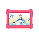 iRULU BabyPad Y1 7 Inch Android Tablet for Kids, with Games, Dual Cameras, Wi-Fi, Google Play Store, Children World, 1024600 HD Resolution, 1GB RAM, 8GB Nand Flash (Pink)