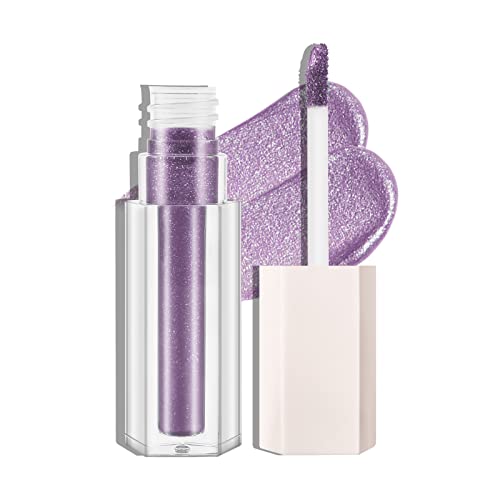 Boobeen Liquid Glitter Eyeshadow, Sparkling Metallic Eye Shadow with Applicator, Quick Drying, Highly pigmented Colors for Multi-dimensional Eye Look