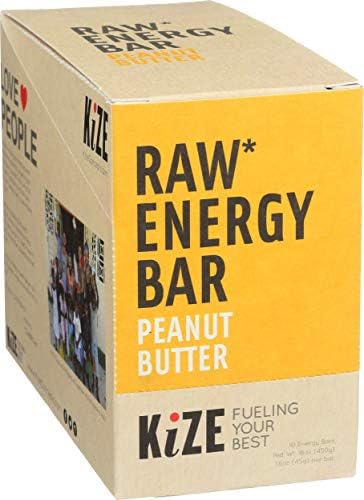 KIZE Peanut Butter Energy Bar, 1.6 OZ
