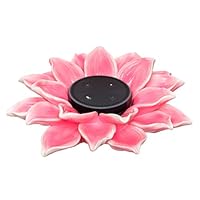 PINE AND PAINT LLC Pink Flower Echo Dot 2nd Gen 1st Gen Amazon Alexa Speaker Holder