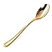 IOOOOO 180 Piece Gold Plastic Silverware, Disposable Plastic Cutlery Set with Gift Box, 60 Forks, 60 Knives and 60 Spoons For Wedding & Party