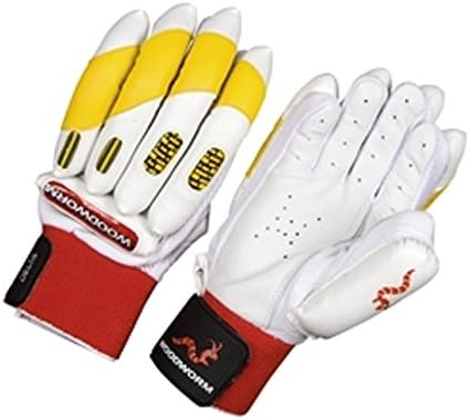 Woodworm Cricket Firewall Delta Yellow Batting Gloves
