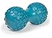Gaiam Restore Dual-Zone Back Massage Roller Blue