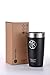 KINCREA Coffee Canister, Airtight Coffee Container with Scoop, CO2 Vent Valve and Date Tracker Wheel,Large Stainless Steel Container Keep Beans and Ground Coffee Fresh Longer