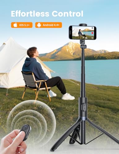 ANXRE 67.7" Photographic Tripod Stand with Light, NT99 Tripod Stand for Cell Phone & Camera & Gopro, Travel Stand Holder with Remote for Content Creator Video Recording