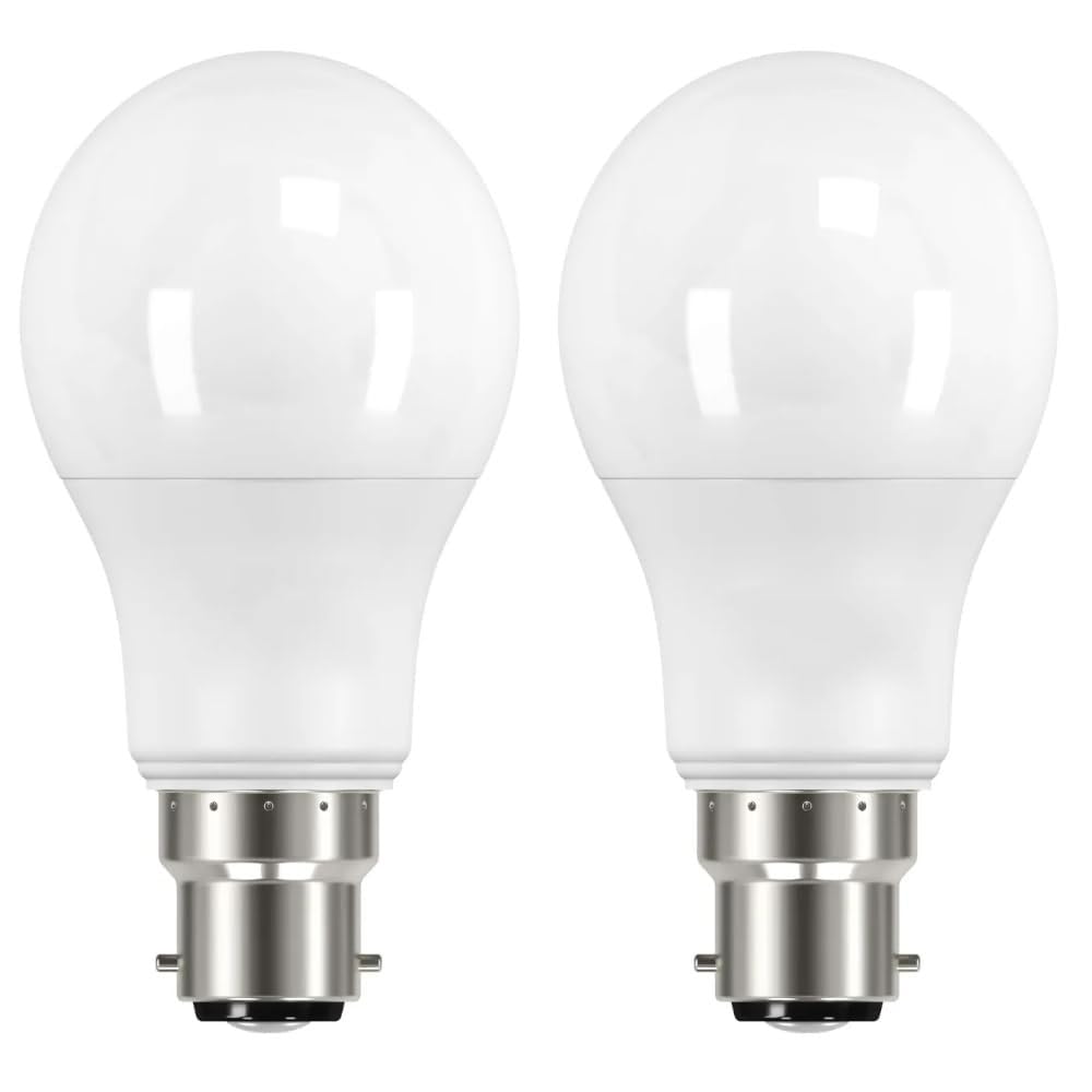 Inspired Essentials B22 Bayonet LED Bulb, Warm White 3000K, 150W 150 Watts Equivalent, 18W B22 GLS Bulbs, Light Bulbs, Energy Saving, 2452 Lumen, Non-Dimmable, Extra Bright, Pack of 2