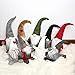 Weixinbuy Swedish Christmas Santa Gnome Tomte Plush Handmade Doll Xmas Home Ornaments Christmas Decoration Table Decor Present